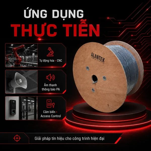 Cáp điều khiển Alantek 22AWG 2 Pair 301-CI9202-0500