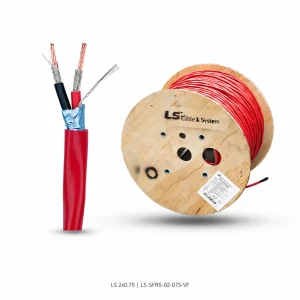 Cáp tín hiệu chống cháy, chống nhiễu LS 2X0.75 LS-SFRS-02-075-VF