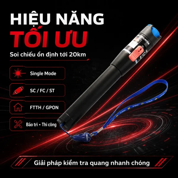 Bút soi quang 20km hàng nhập khẩu