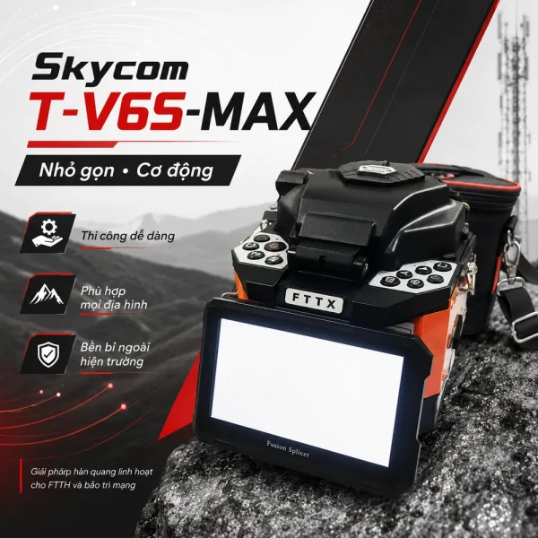 Máy hàn cáp quang Skycom MINI-6S