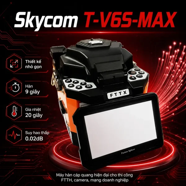 Máy hàn cáp quang Skycom MINI-6S
