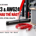23awg và 24awg khác nhau như nào