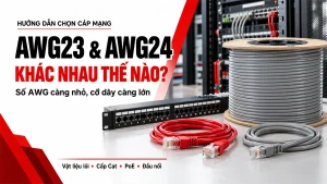 23awg và 24awg khác nhau như nào