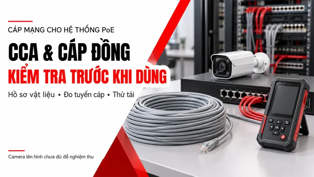 Cáp mạng CCA và cáp đồng
