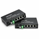 Bộ chuyển đổi công nghiệp HDTEC RS485 sang 4P RJ45 100Mbps HDTEC-485E4