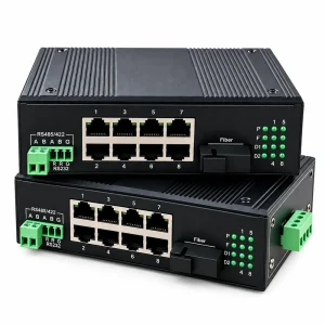 Bộ chuyển đổi công nghiệp HDTEC RS485 sang 8P RJ45 (100m) HDTEC-485E8