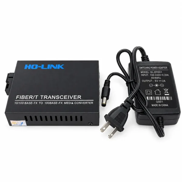 Bộ chuyển đổi quang điện 4 cổng LAN – HO-Link HL-SF-1004