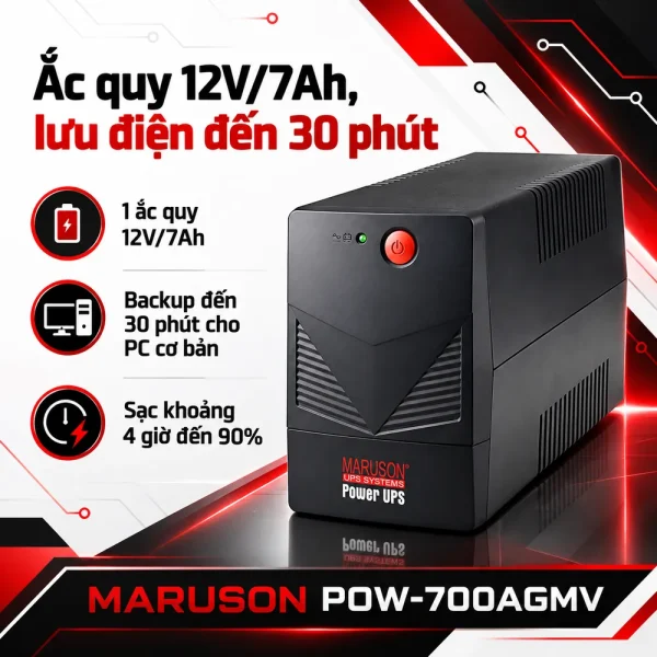 Bộ lưu điện MARUSON POW-700AGMV