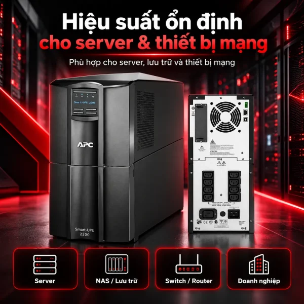 Bộ lưu điện UPS APC SMT2200I 2.2KVA LCD 230V