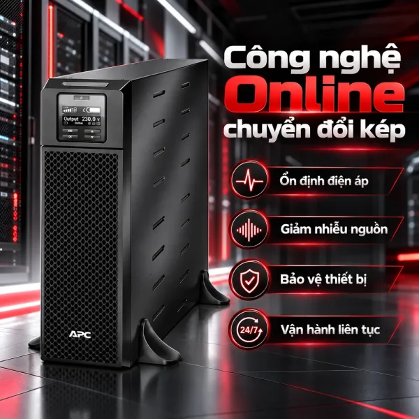 Bộ lưu điện UPS APC SRT5KXLI SRT 5KVA 230V