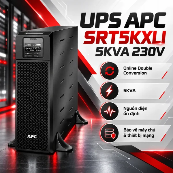 Bộ lưu điện UPS APC SRT5KXLI SRT 5KVA 230V