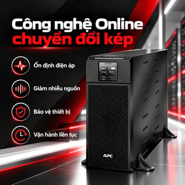 Bộ lưu điện UPS APC SRT6KXLI SRT 6KVA 230V