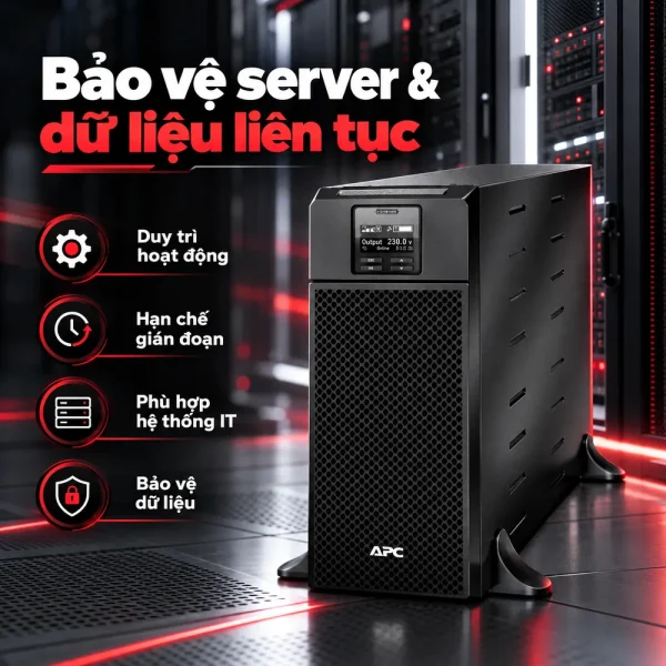 Bộ lưu điện UPS APC SRT6KXLI SRT 6KVA 230V