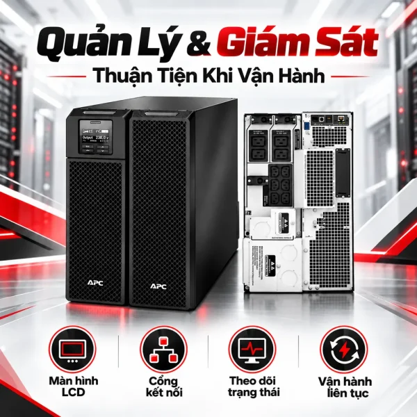Bộ lưu điện UPS APC SRT8KXLI SRT 8KVA 230V