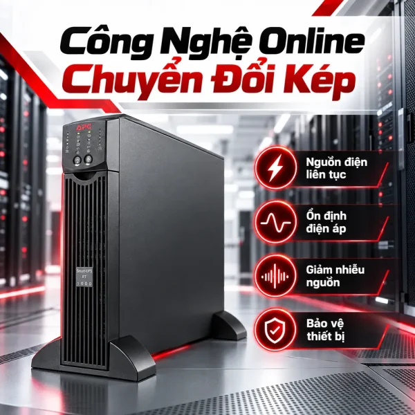 Bộ lưu điện UPS APC SURT1000XLI RT 1KVA 230V