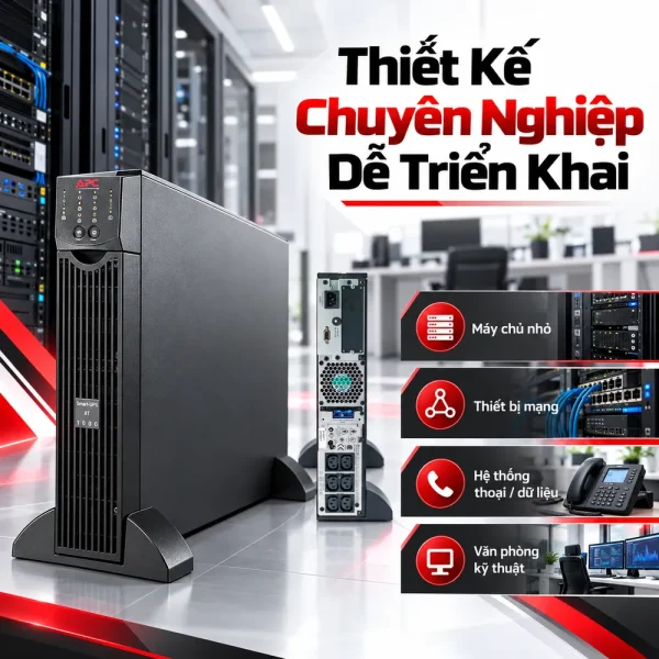 Bộ lưu điện UPS APC SURT1000XLI RT 1KVA 230V