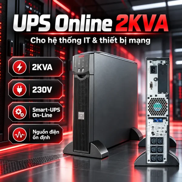 Bộ lưu điện UPS APC SURT2000XLI RT 2KVA 230V