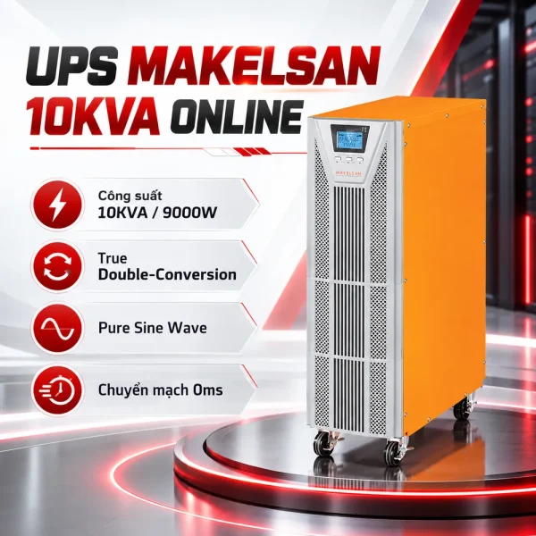 Bộ lưu điện UPS MAKELSAN 10KVA ONLINE