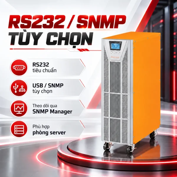 Bộ lưu điện UPS MAKELSAN 10KVA ONLINE