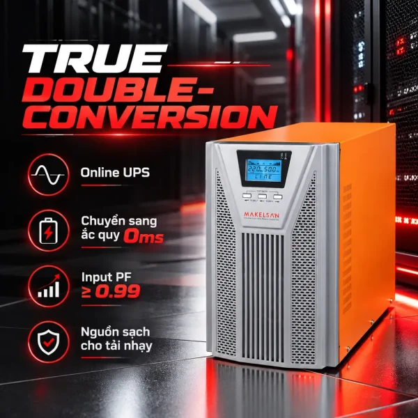 Bộ lưu điện UPS MAKELSAN 2KVA ONLINE