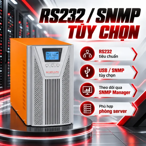 Bộ lưu điện UPS MAKELSAN 3KVA ONLINE
