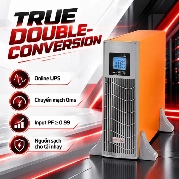 Bộ lưu điện UPS MAKELSAN 6KVA ONLINE