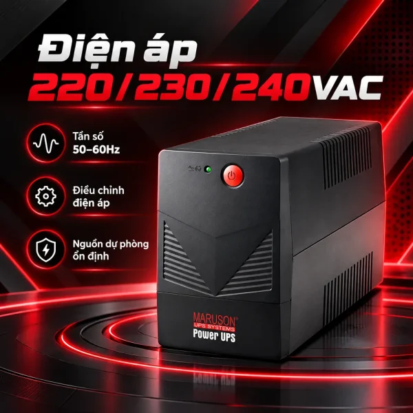 Bộ Lưu Điện UPS MARUSON POW-500AGMU 500VA/250W
