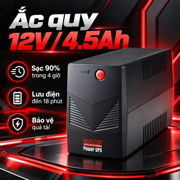 Bộ Lưu Điện UPS MARUSON POW-500AGMU 500VA/250W