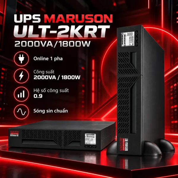 Bộ Lưu Điện UPS MARUSON ULT-2KRT 2000VA/1800W