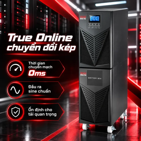 Bộ Lưu Điện UPS MARUSON ULT-P10KRT 10000VA/10000W