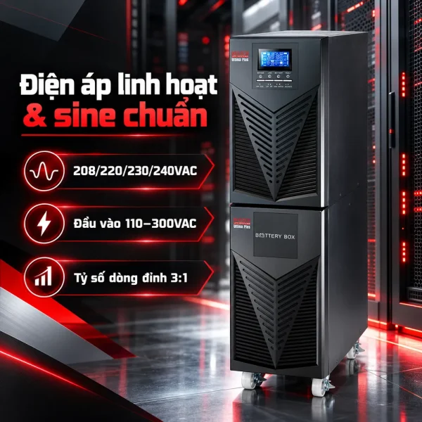 Bộ Lưu Điện UPS MARUSON ULT-P10KRT 10000VA/10000W