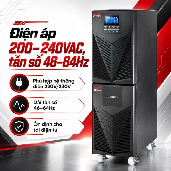 Bộ Lưu Điện UPS MARUSON ULT-W10K(L) 10000VA/8000W