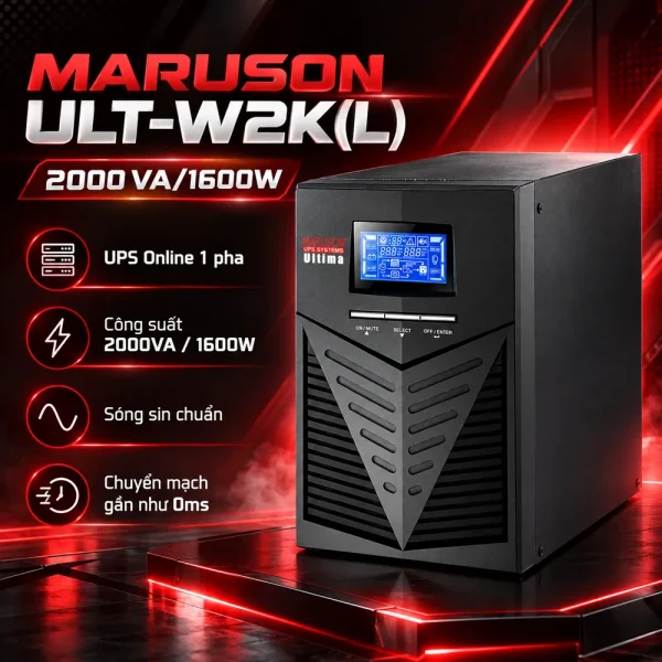Bộ Lưu Điện UPS MARUSON ULT-W2K(L) 2000VA/1600W