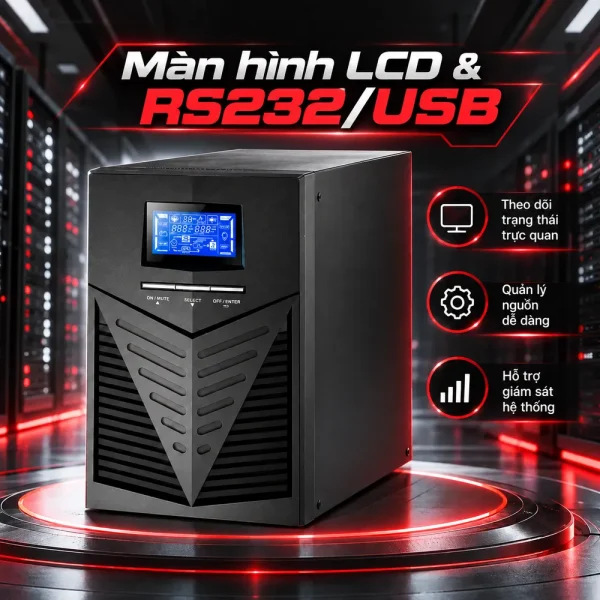 Bộ Lưu Điện UPS MARUSON ULT-W3K(L) 3000VA/2400W