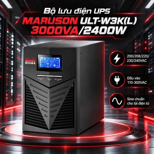 Bộ Lưu Điện UPS MARUSON ULT-W3K(L) 3000VA/2400W