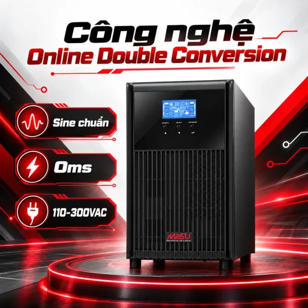 Bộ lưu điện UPS Masu MS-3KS LCD