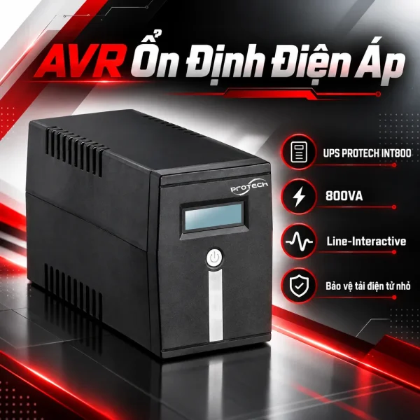 Bộ lưu điện UPS PROTECH INT800 800VA