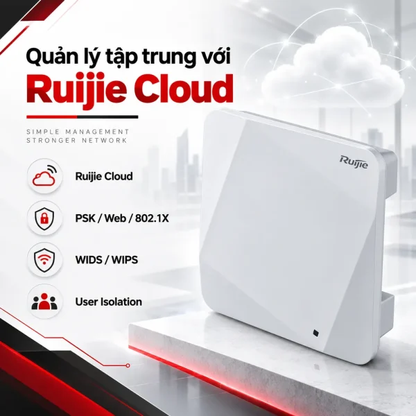 Bộ phát sóng wifi gắn trần RUIJIE RG-AP710