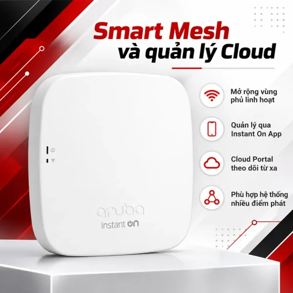Bộ phát sóng Wifi không dây Aruba Instant On AP11 – R2W96A