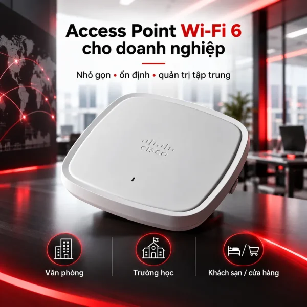 Bộ phát Wi-fi 6 Cisco Catalyst C9105AXI-S