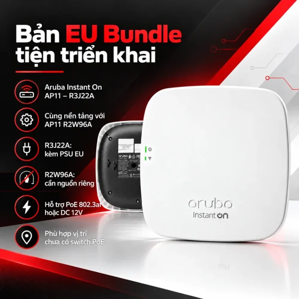 Bộ phát Wifi Aruba Instant On AP11 – R3J22A