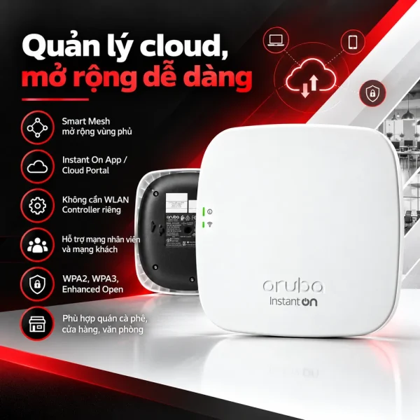 Bộ phát Wifi Aruba Instant On AP11 – R3J22A
