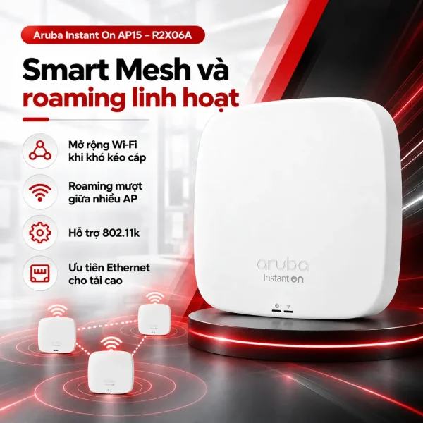 Bộ phát WiFi Aruba Instant on AP15 – R2X06A