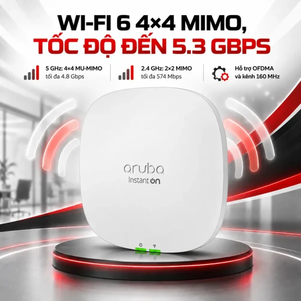 Bộ phát Wifi ARUBA Instant On AP25 R9B33A (bundle)