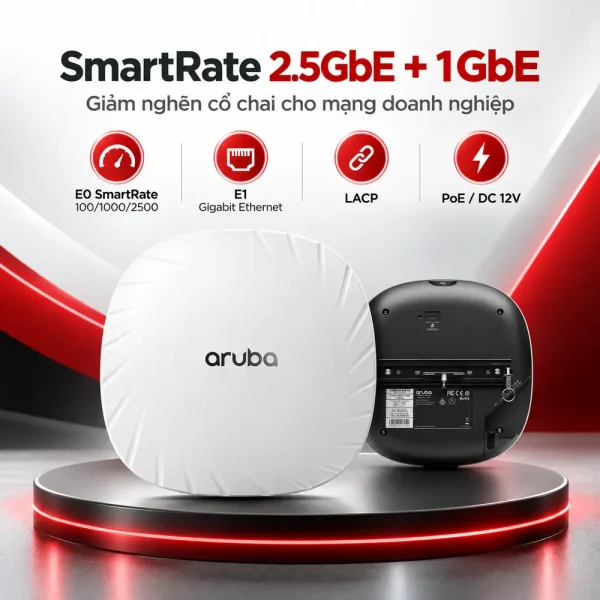 Bộ phát WiFi Aruba Q9H62A AP-515 (RW) Unified AP