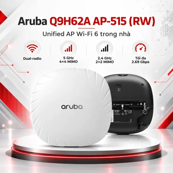 Bộ phát WiFi Aruba Q9H62A AP-515 (RW) Unified AP