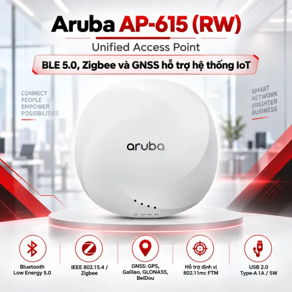 Bộ phát wifi Aruba R7J49A AP-615 (RW) Unified AP