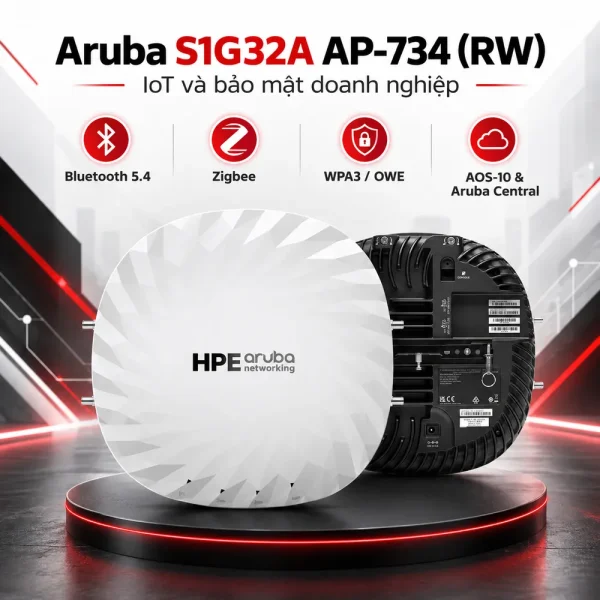 Bộ phát wifi Aruba S1G32A AP‑734 (RW) Unified AP