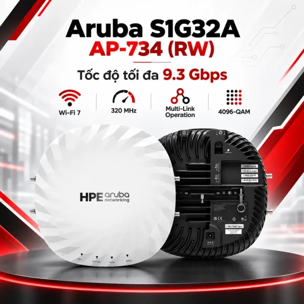 Bộ phát wifi Aruba S1G32A AP‑734 (RW) Unified AP