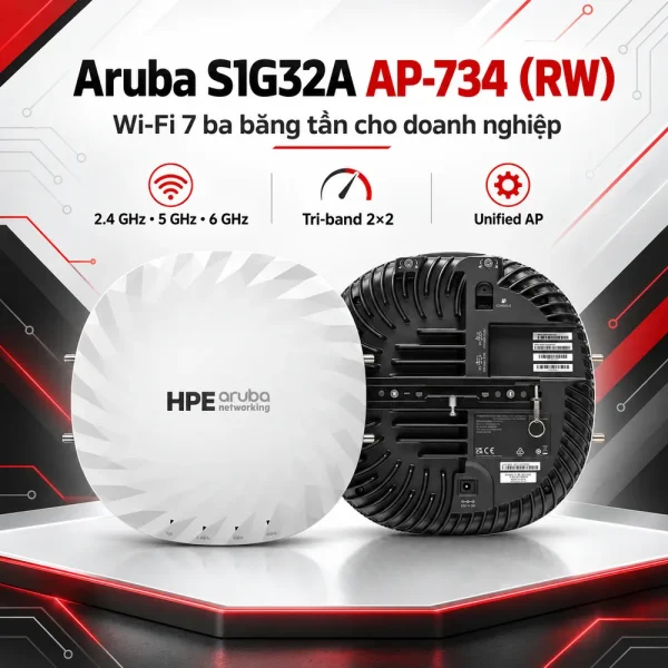 Bộ phát wifi Aruba S1G32A AP‑734 (RW) Unified AP